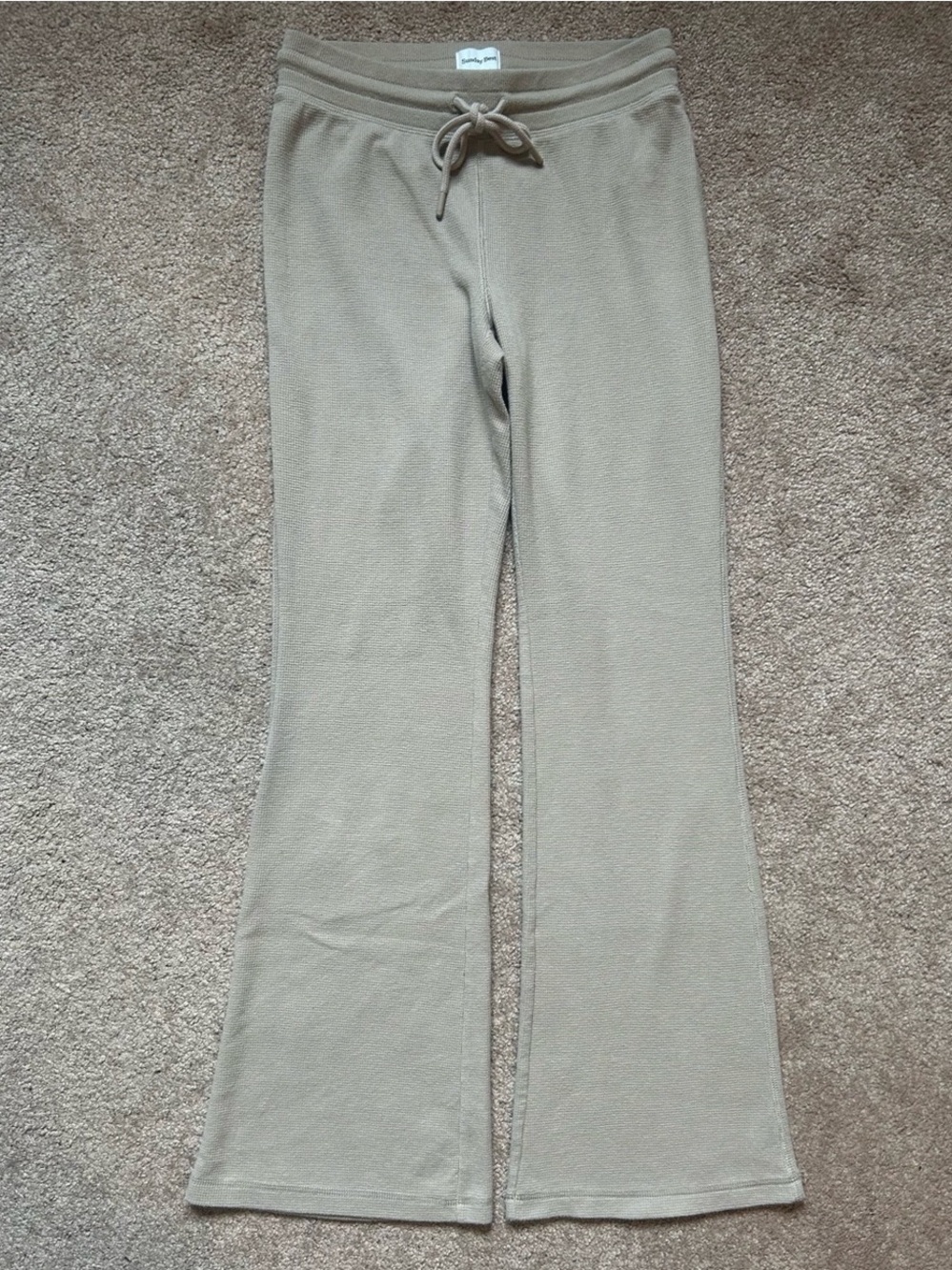 Aritzia Sunday Best Waffle Pants